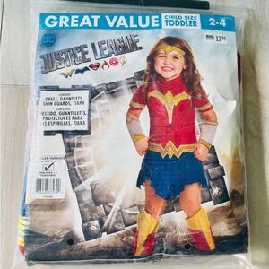Justice League Wonder Women Romper Costume Size 2-4